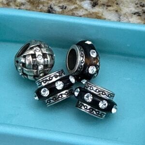 Brighton Silver Beaded Charms Bundle of 4 Beads